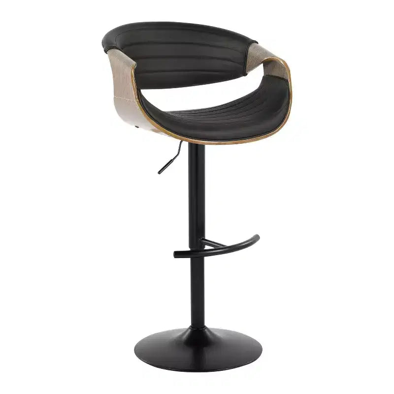 Set of 2 Symphony Adjustable Barstools with Footrest - LumiSource