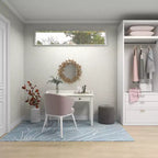 Specchio da parete rotondo 3D in metallo 28x28 a farfalla - Olivia & May